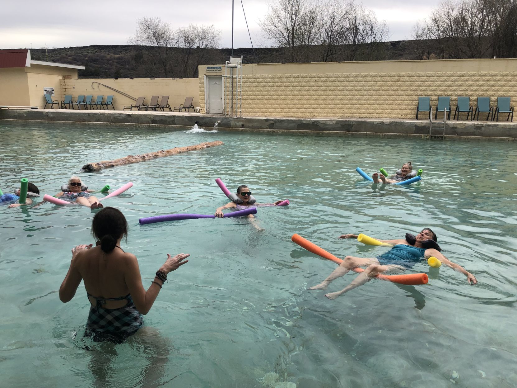 Banbury Hot Springs aqua yoga